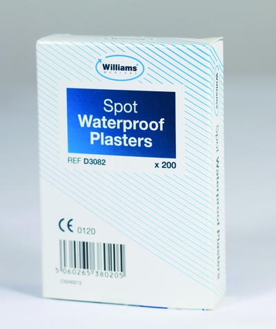Williams Spot Waterproof Plasters Skin x200