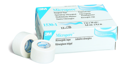3M Micropore Value Pack 2.5cm x 9.1m x 12 rolls