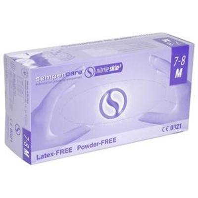 Skin2 Nitrile Powder-Free Examination Gloves Lavender-Blue Large x100